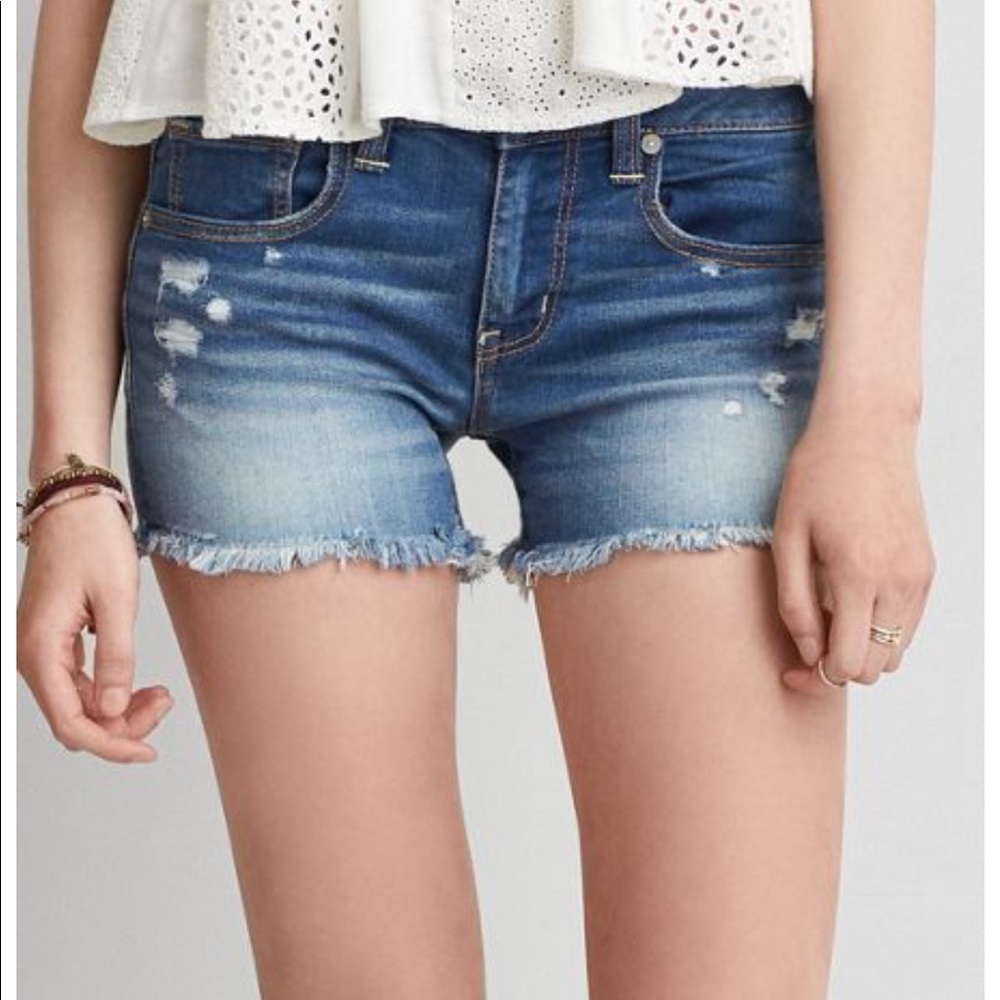AEO midi Denim Shorts!